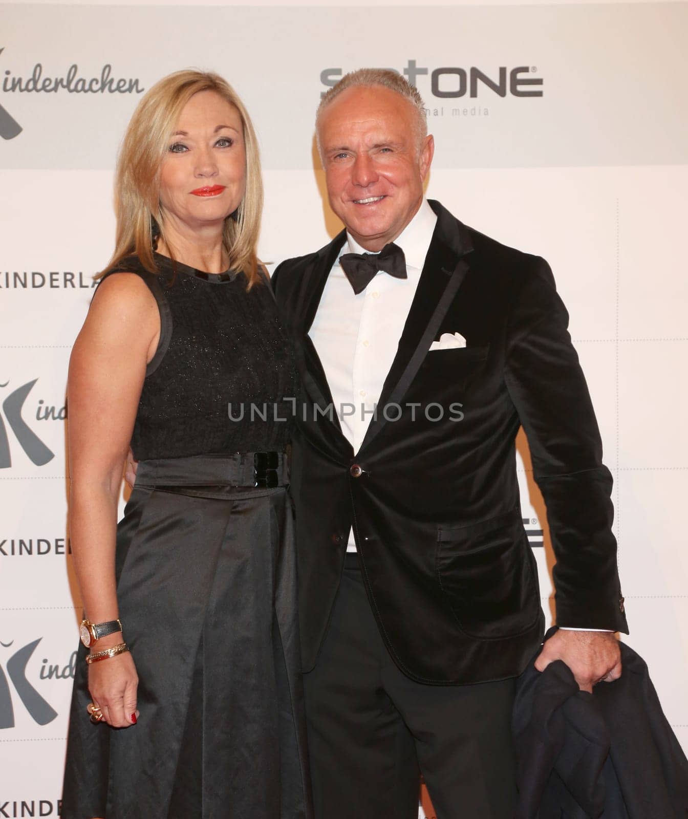 Michael Rummenigge and wife Carolin , Kinderlachen Gala 2015 at the Westfalenhalle Dortmund on 28.11.2015