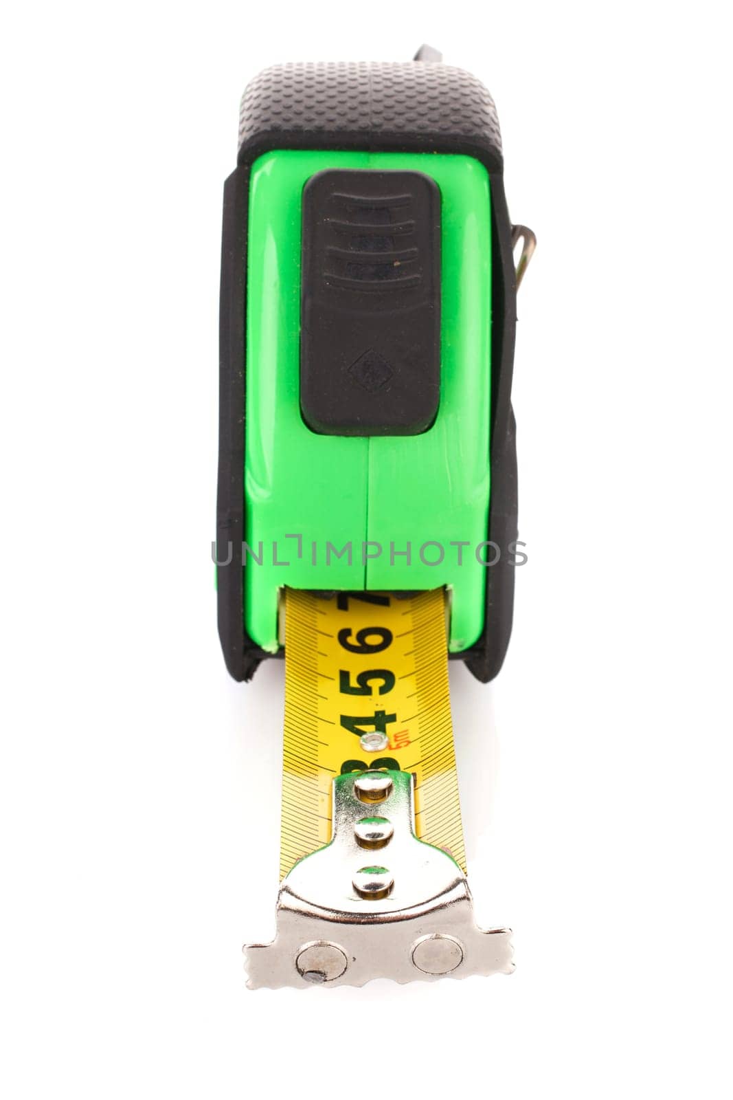 measuring tape for tool roulette  on white background