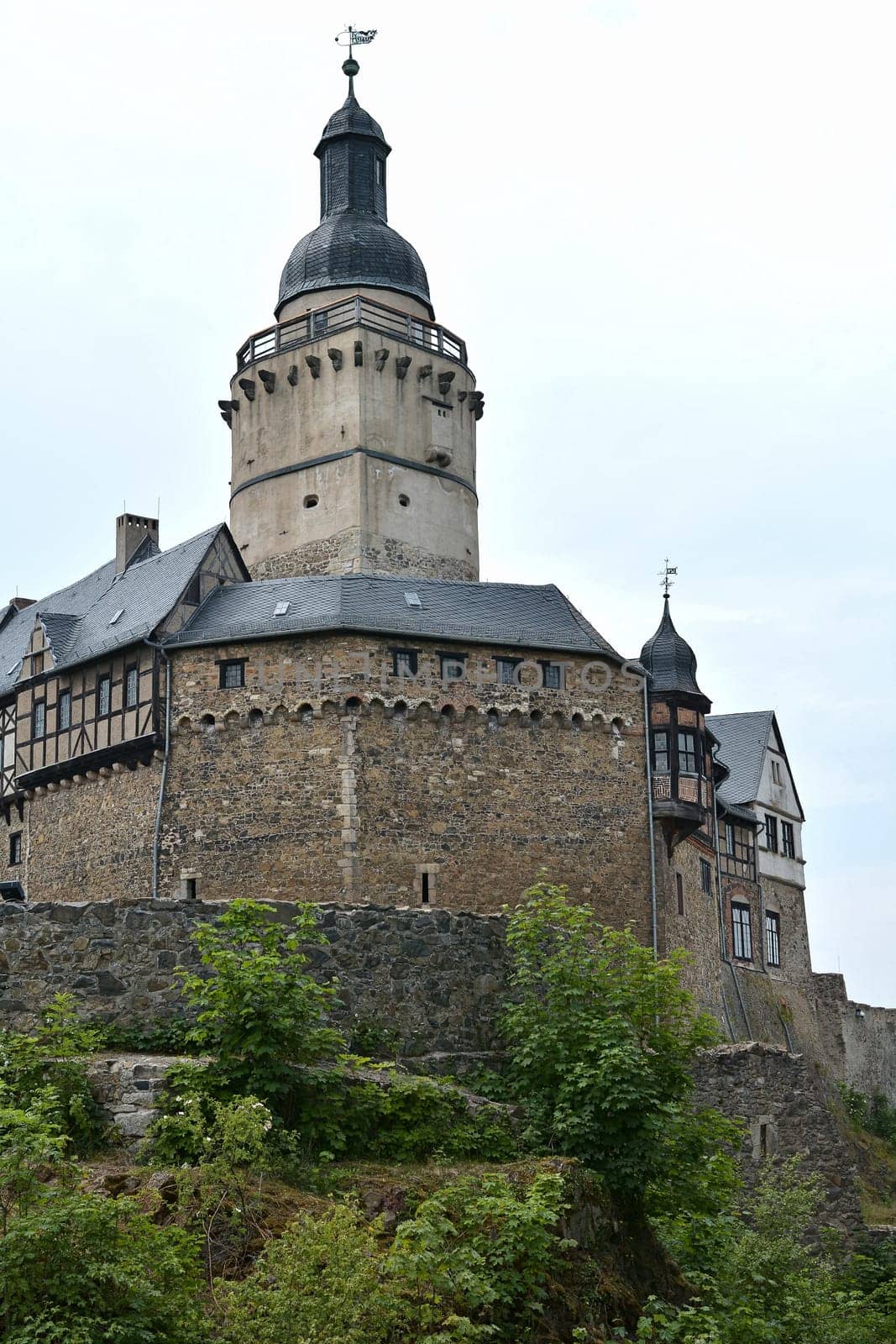 the medieval castle Falkenstein in the Harz