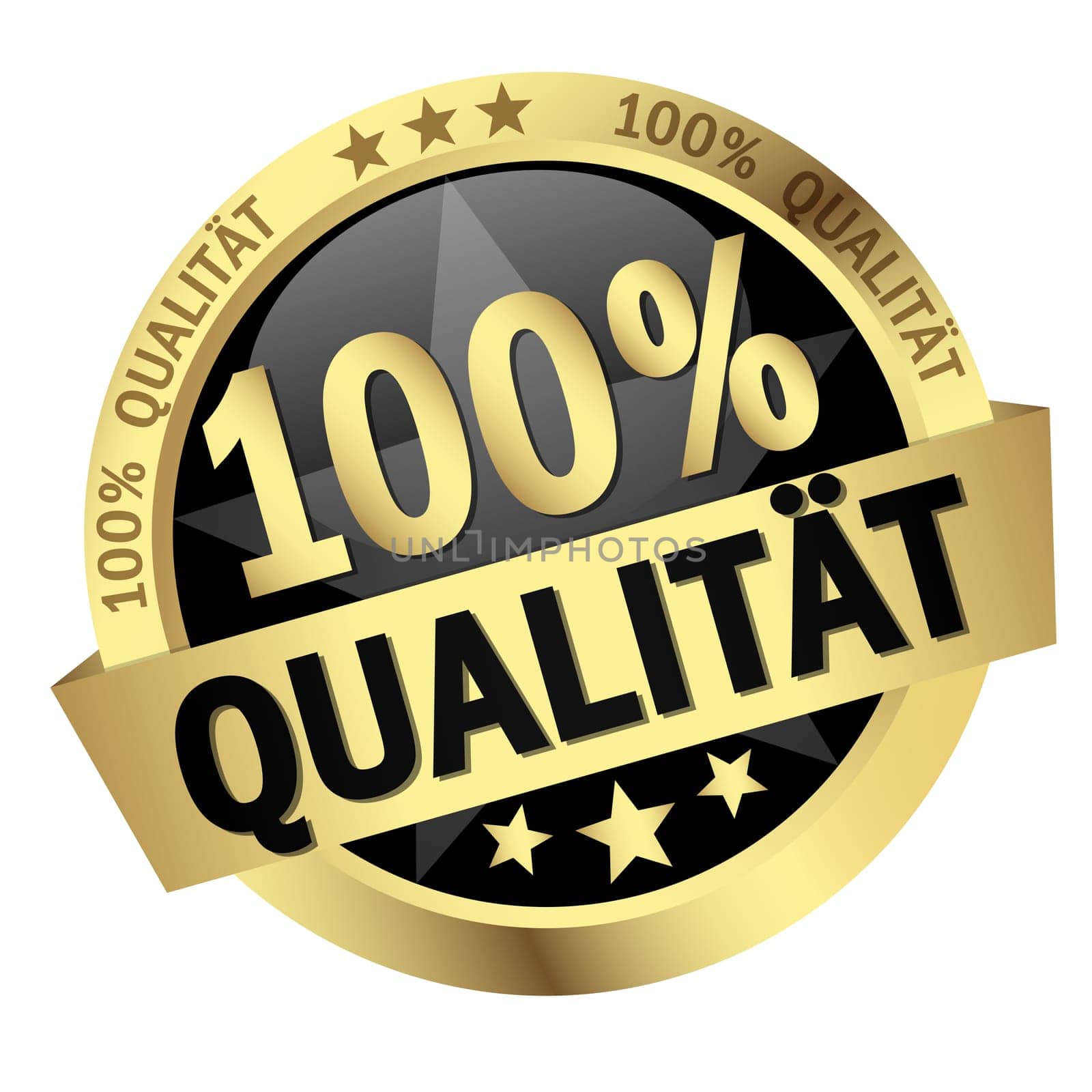 colored button with banner and text - 100% quality
