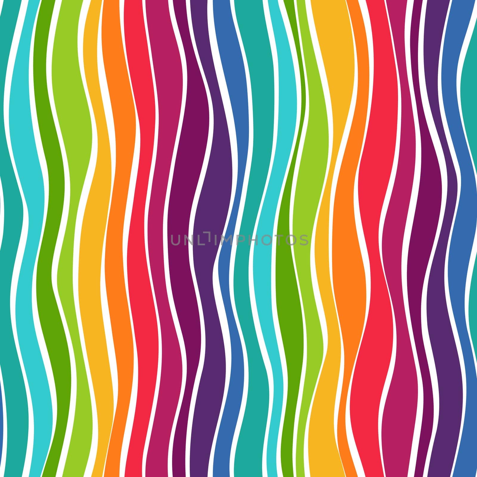 seamless multi colored background with vertical waves