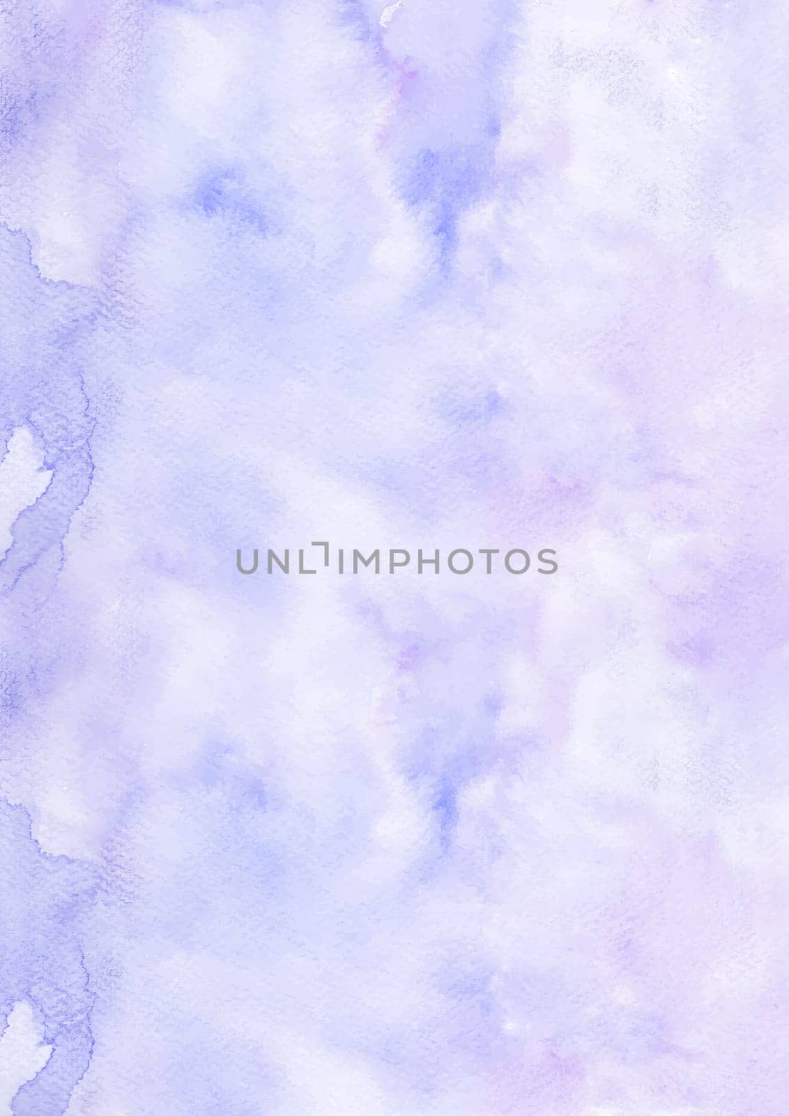 A4 size purple watercolor drawing paper background