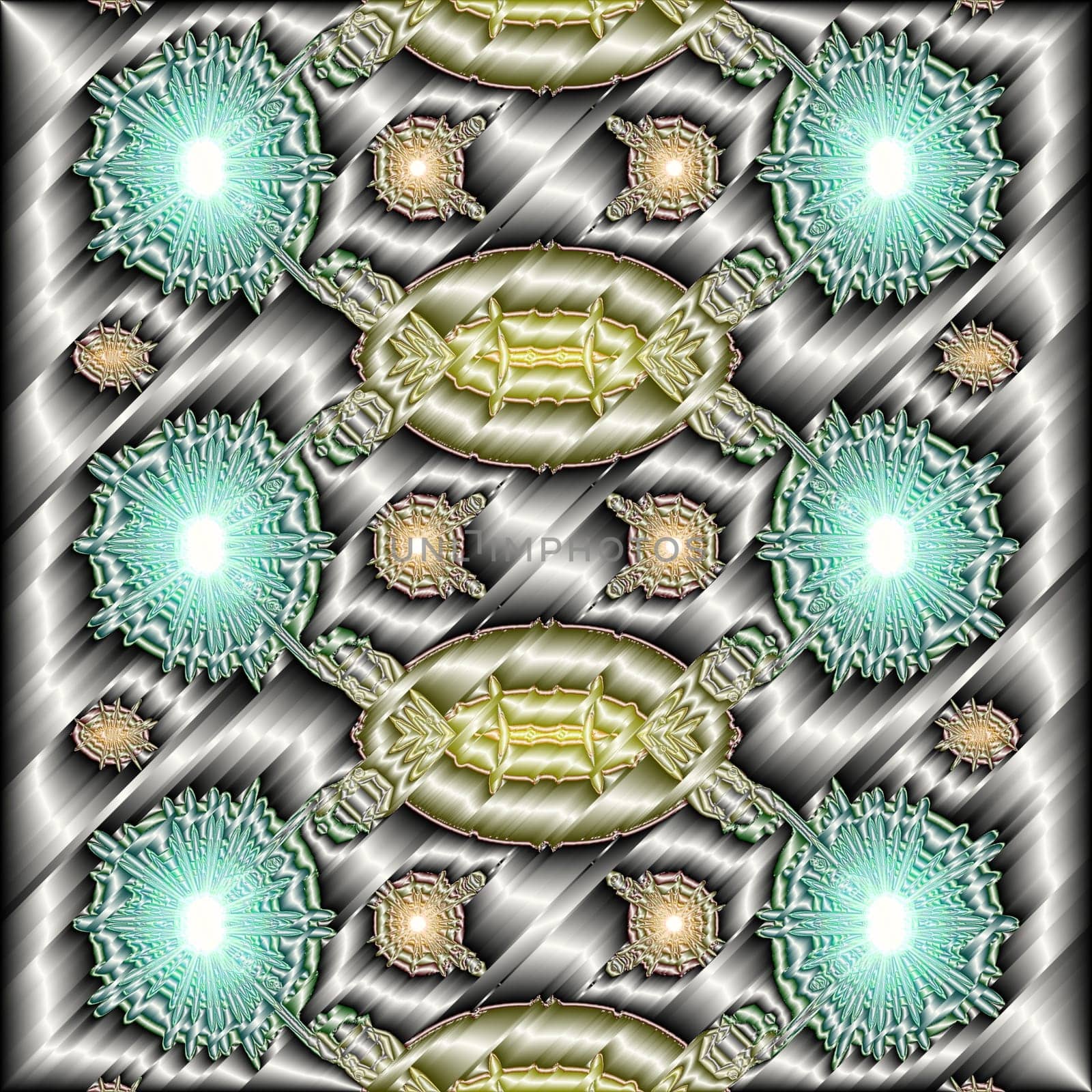 modern artistic pattern with pixels and lights