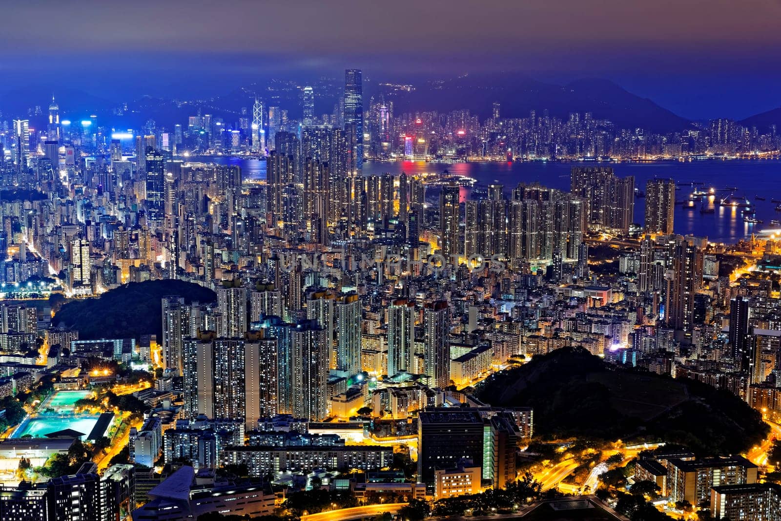 Hong Kong Skyline at Night