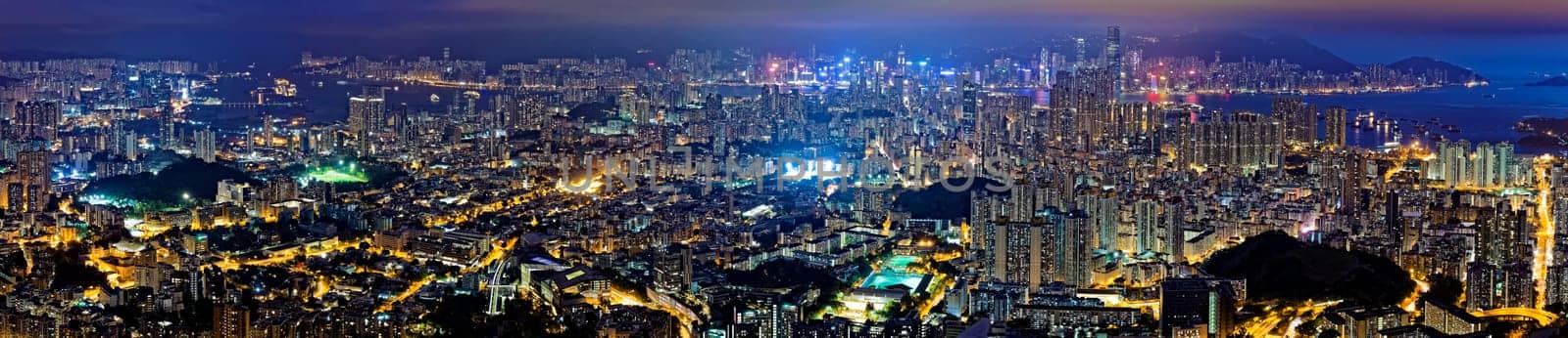 Hong Kong Skyline at Night