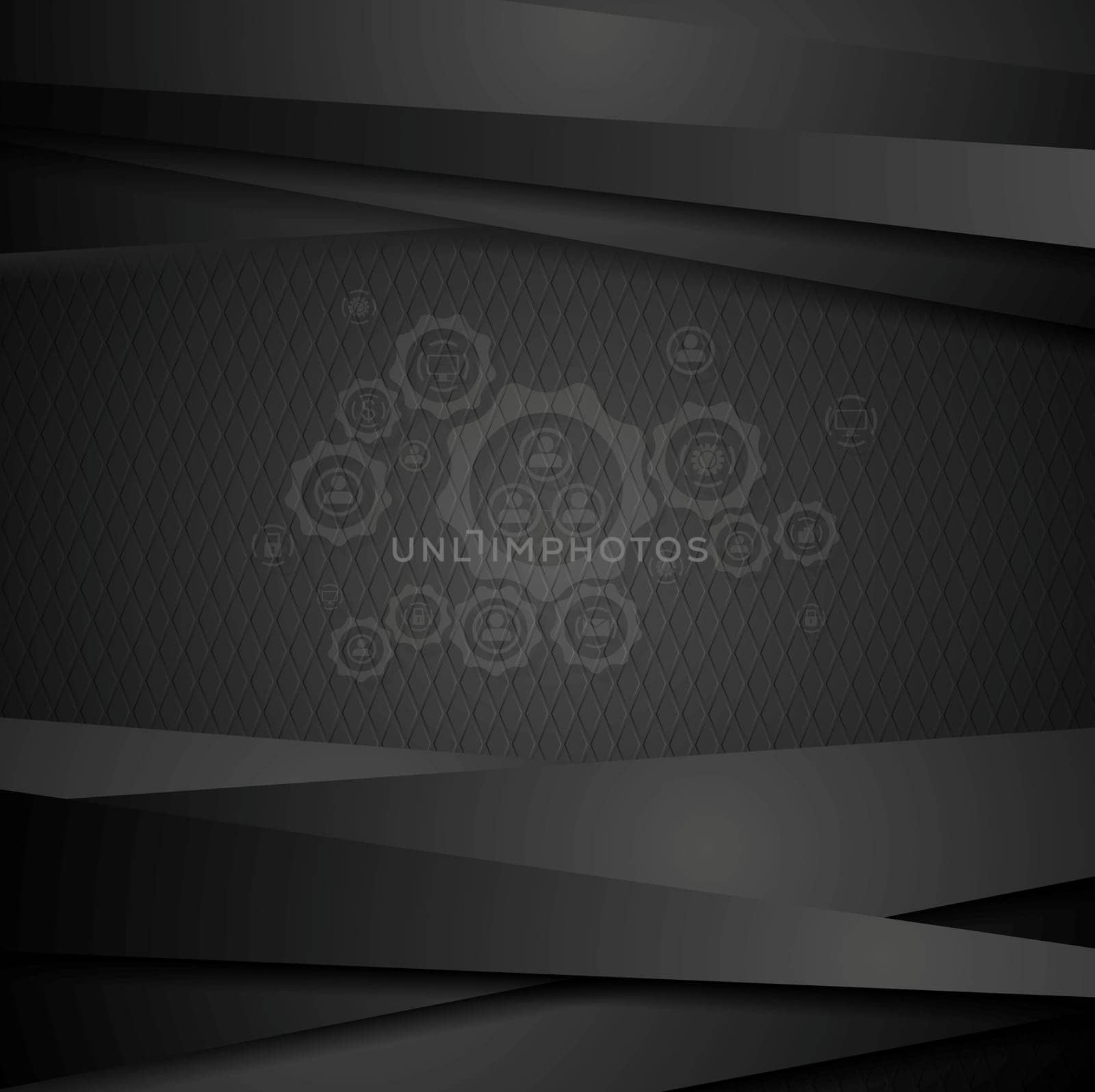 Black stripes teamwork concept background