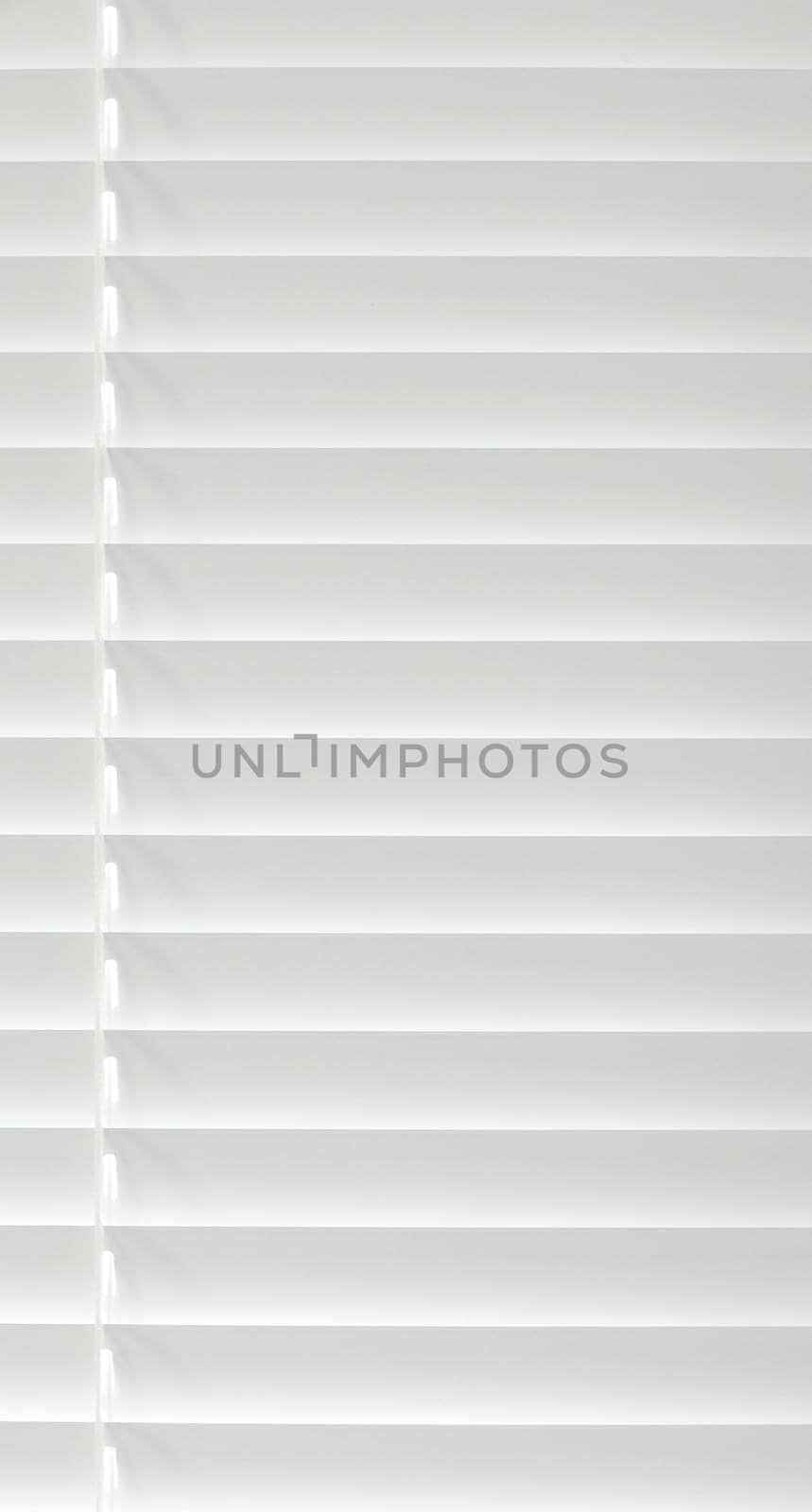 White venetian blind lifted background