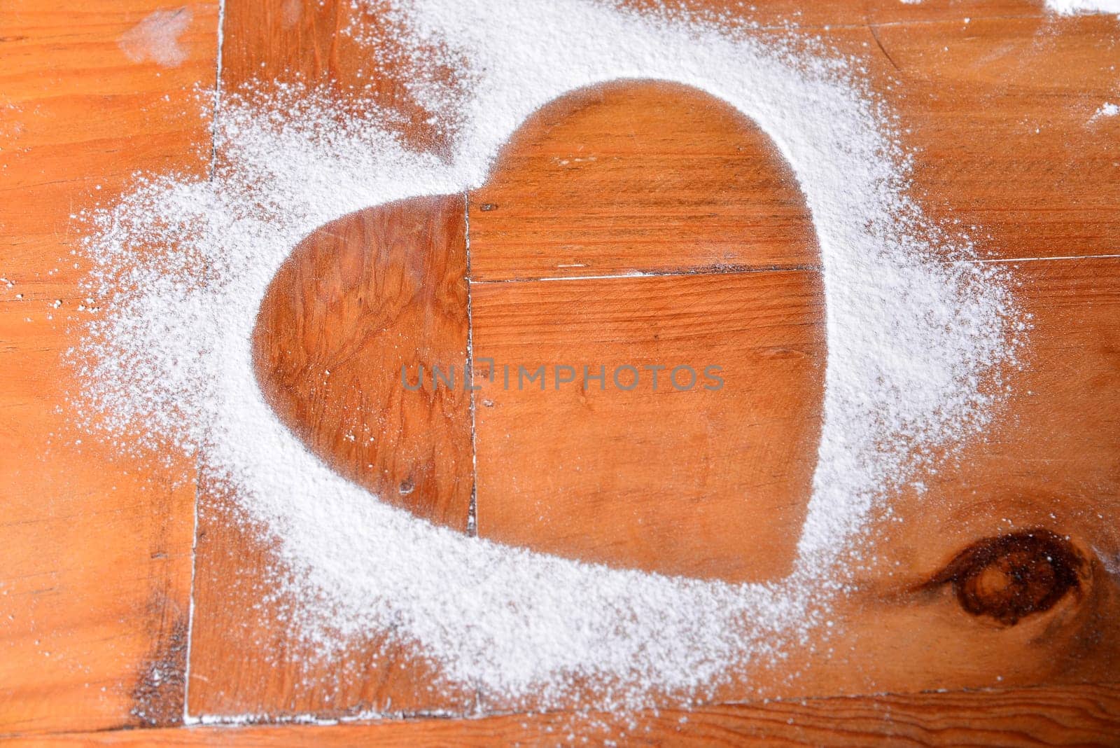 Bake the heart of flour