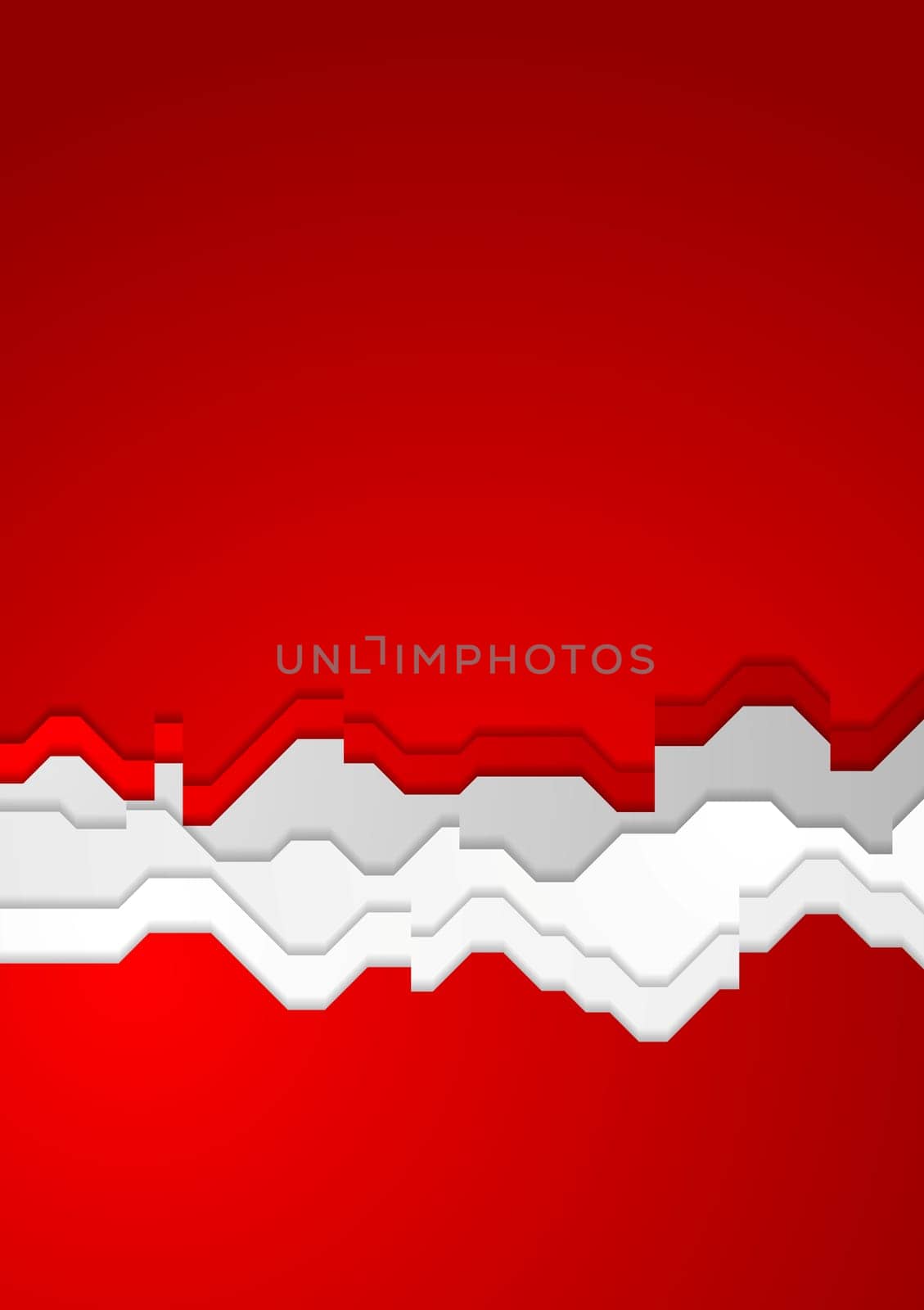 Bright red contrast abstract background