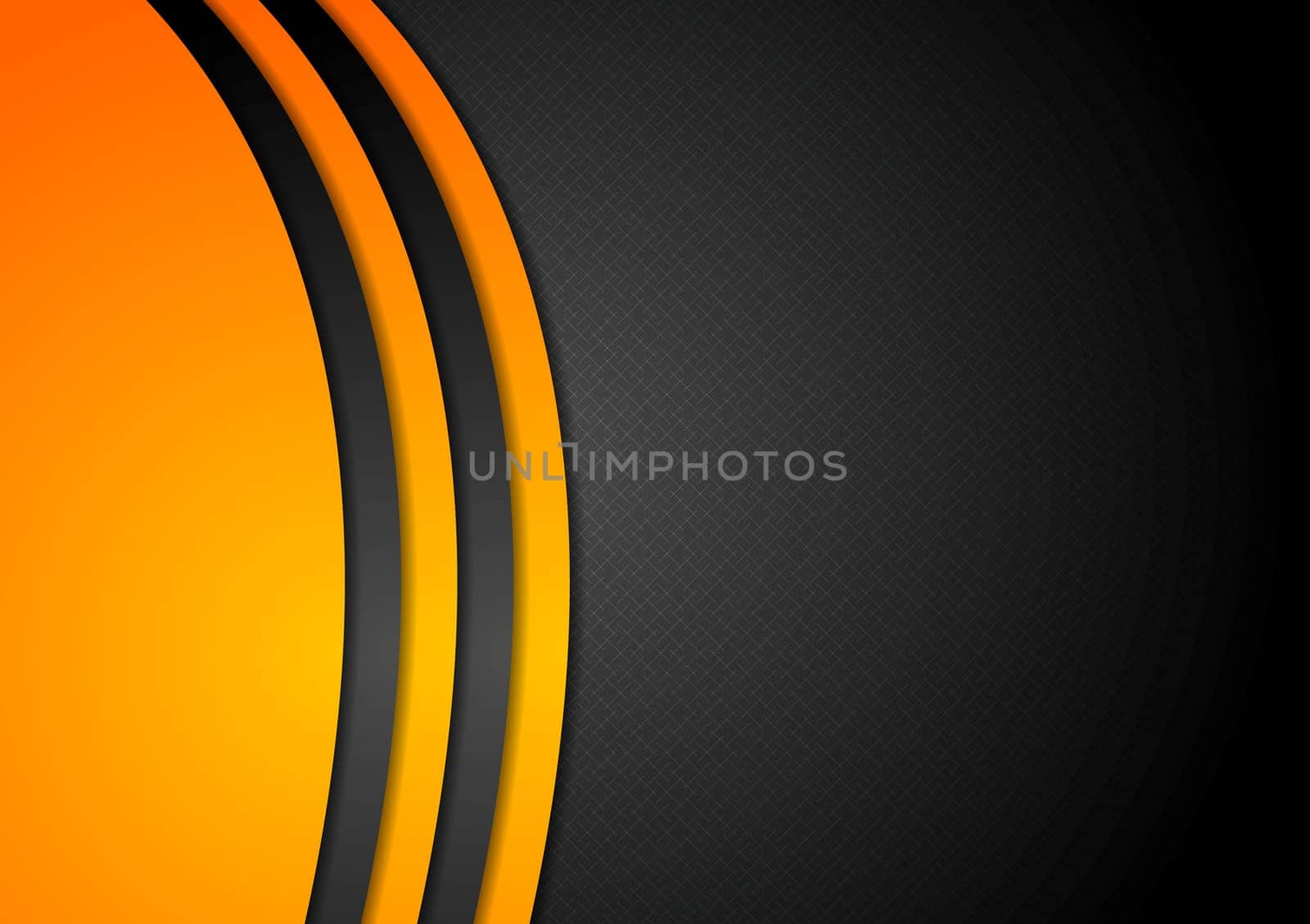 Black and orange corporate background