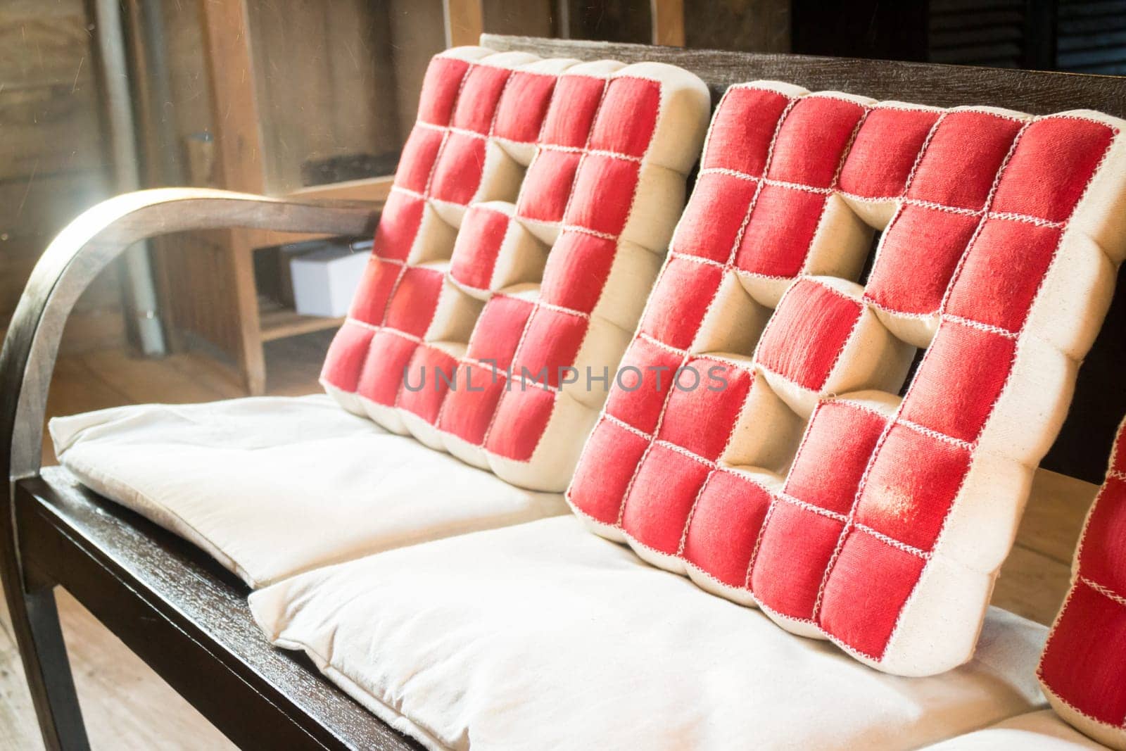Wooden chair in the room, stock photo