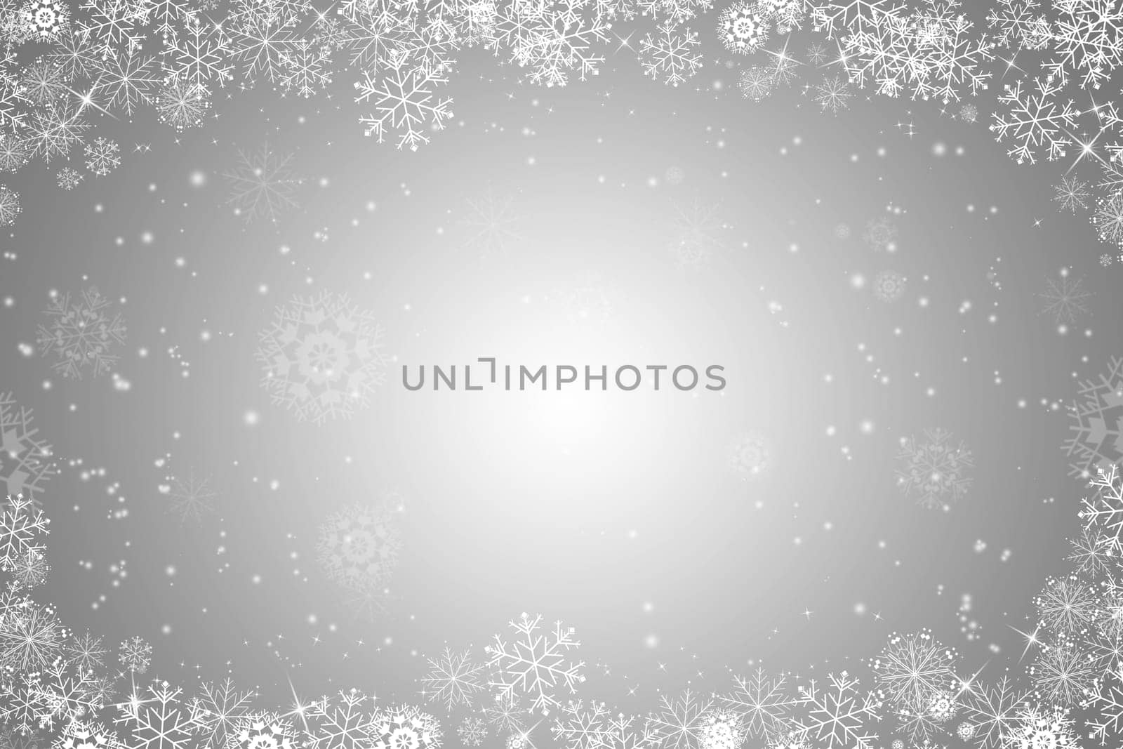Christmas background with snowflakes