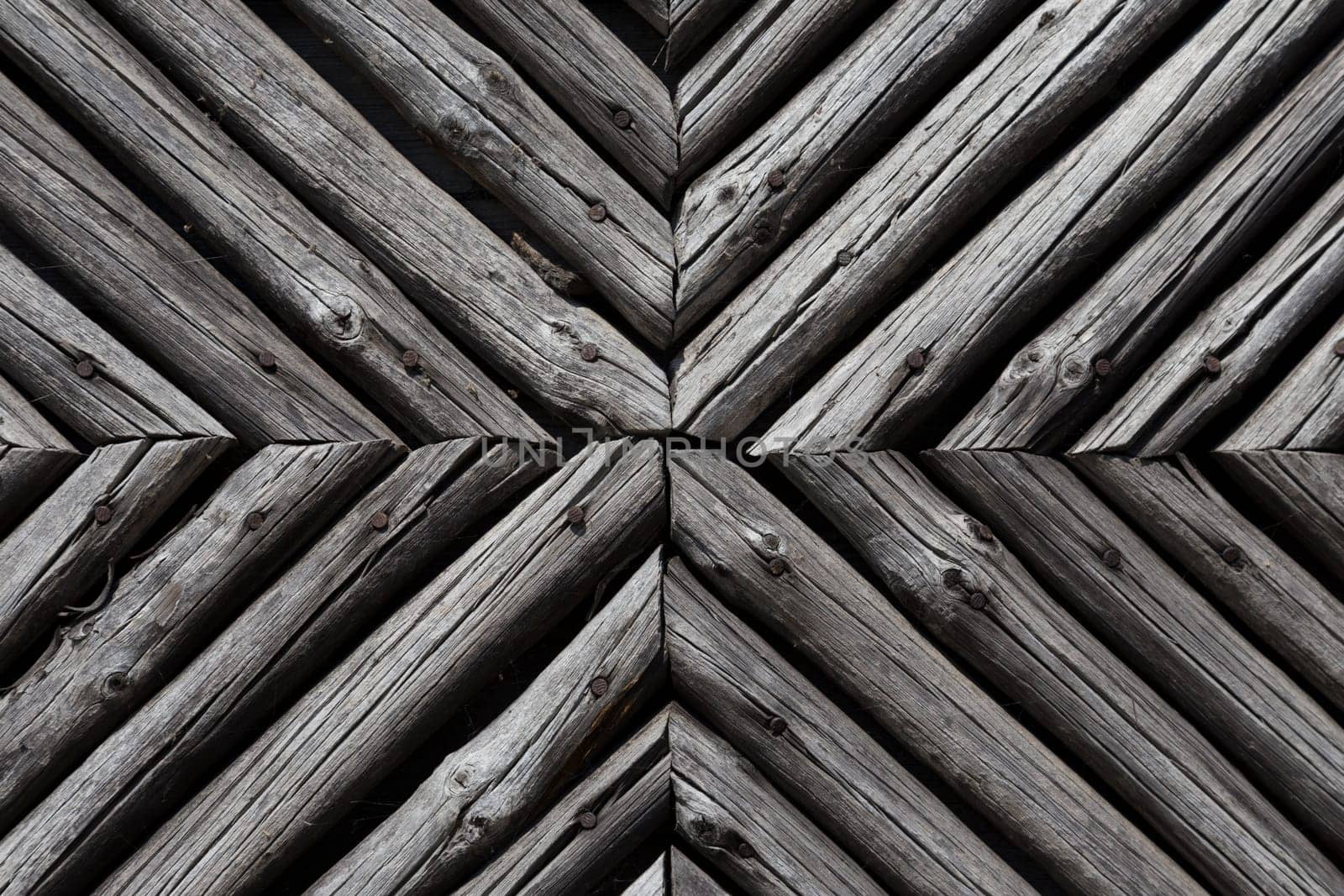 Part of a wooden door