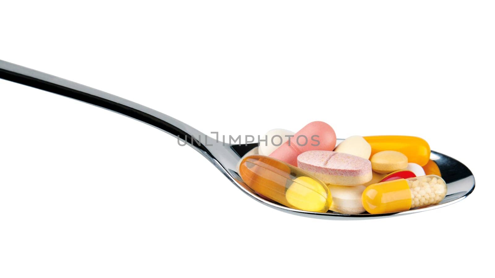 Spoon with pills