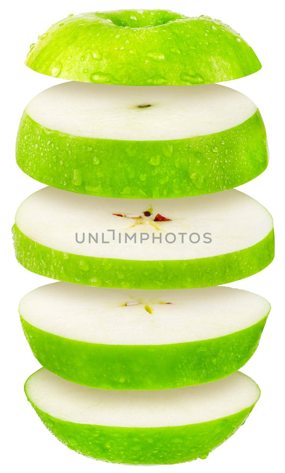 Apple sliced