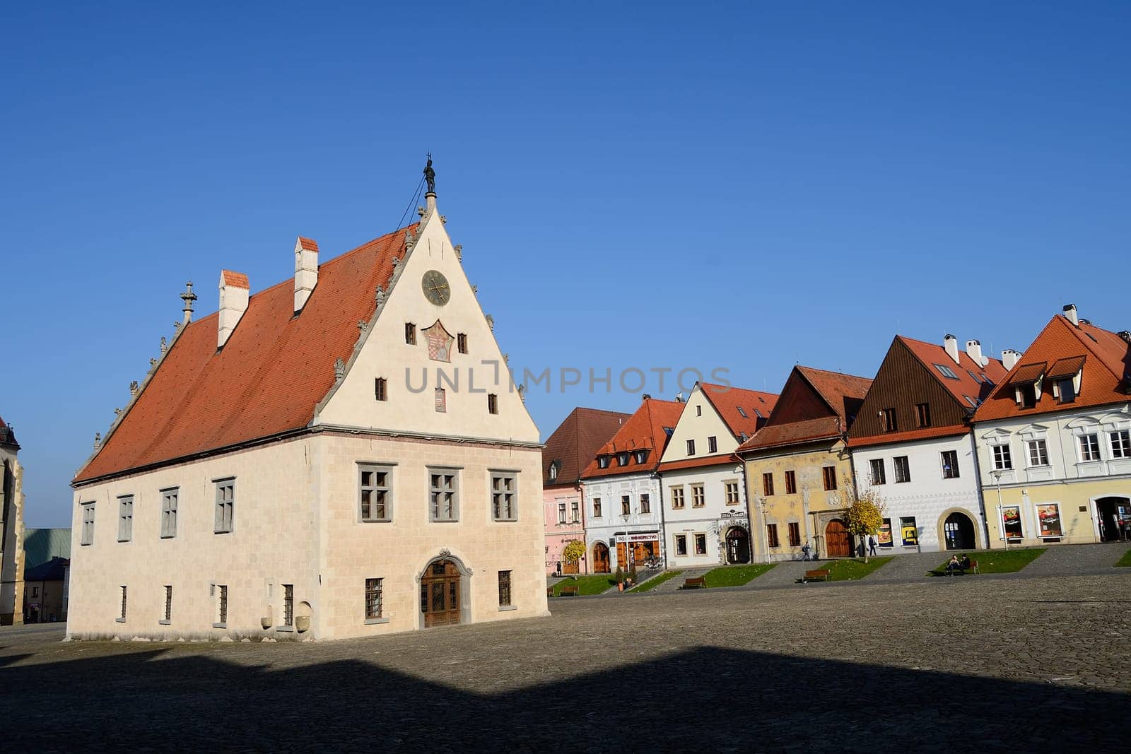 Historic Town Square in Bardejov, Slovakia
