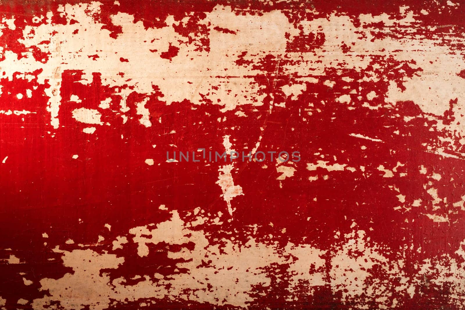 Vintage wood red old aged paint texture grunge background.
