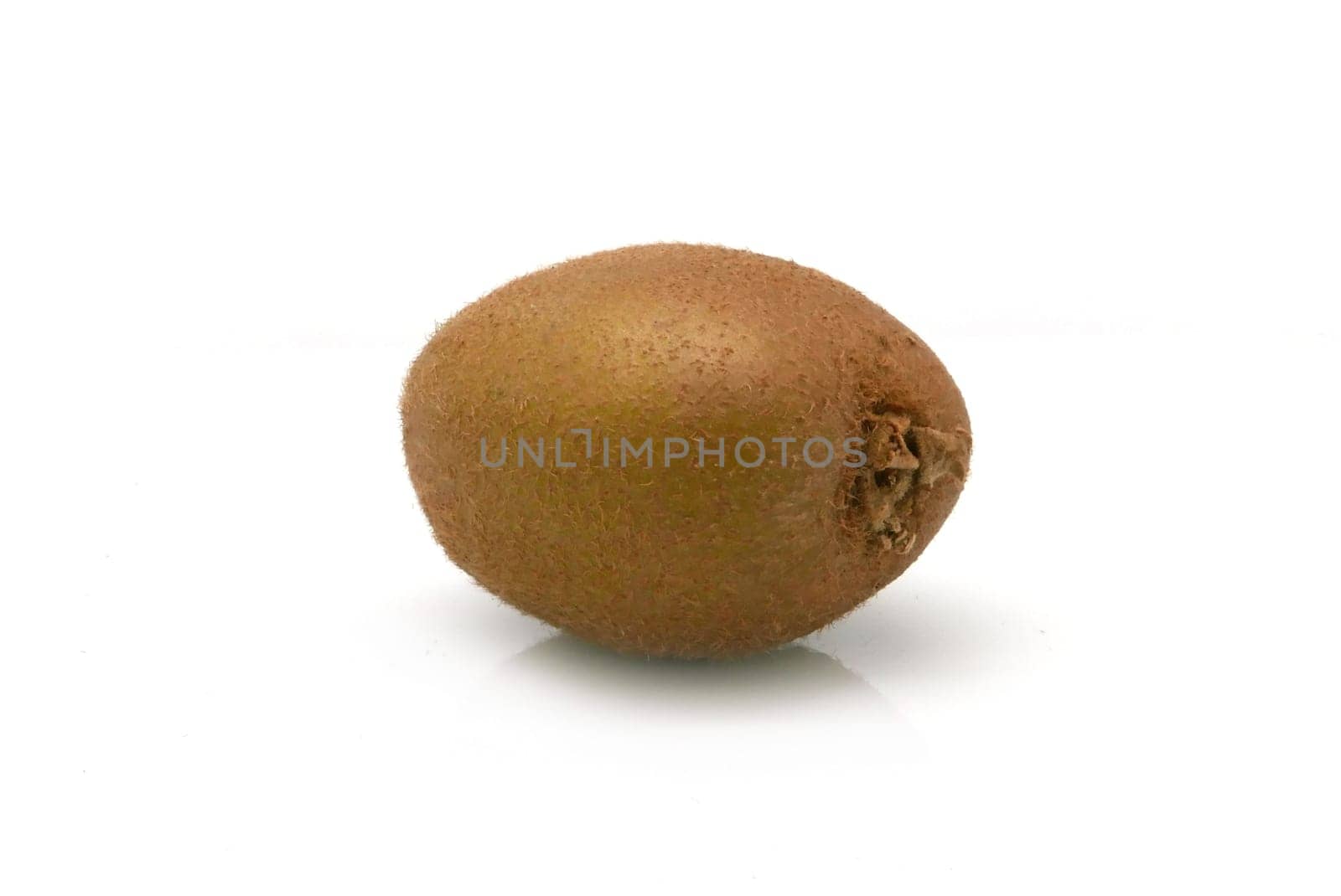 kiwi fruit / kiwifruit with shadow on white background