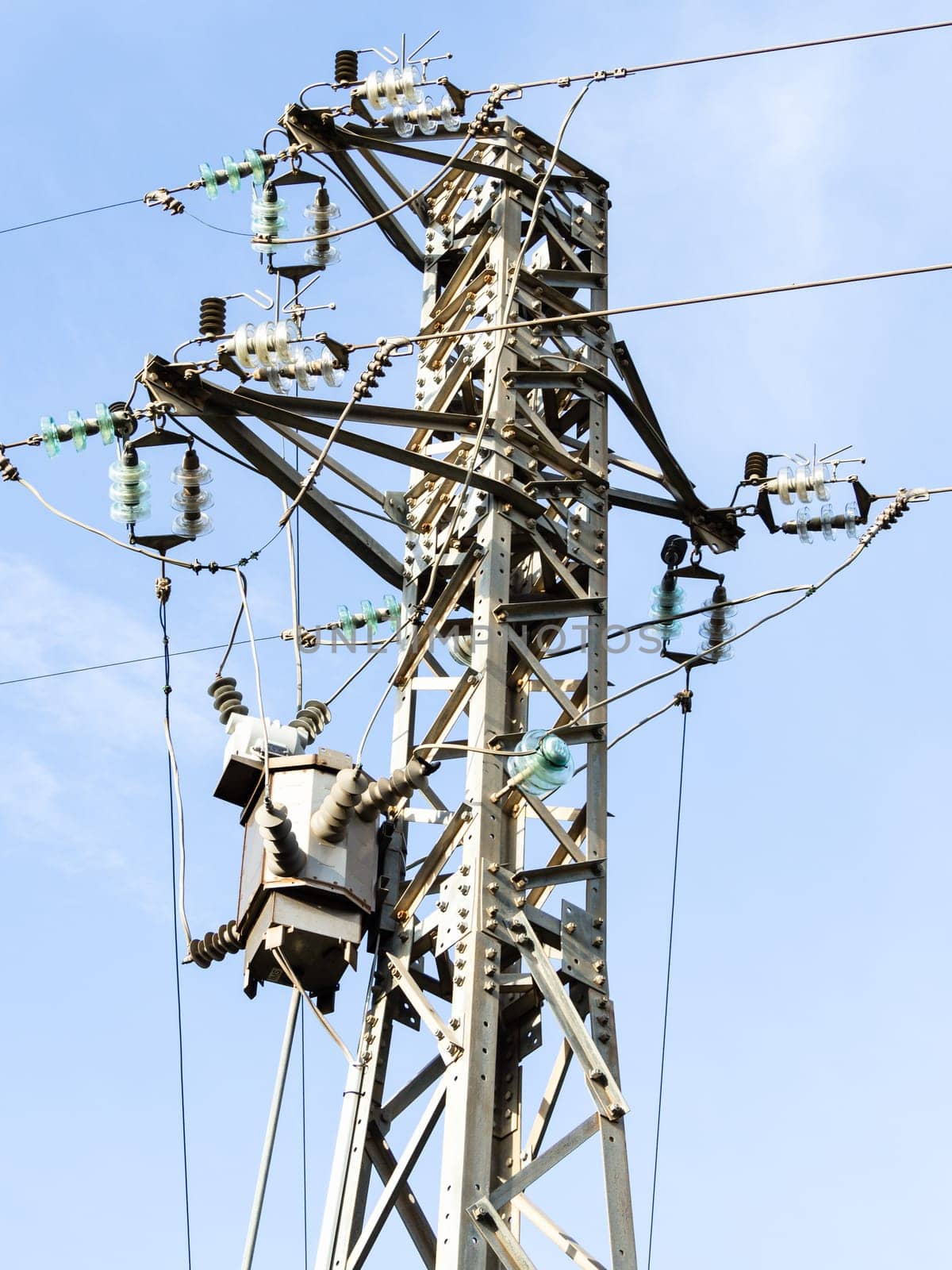 Particular a Pylon. particularly of the components of high voltage pylon.
