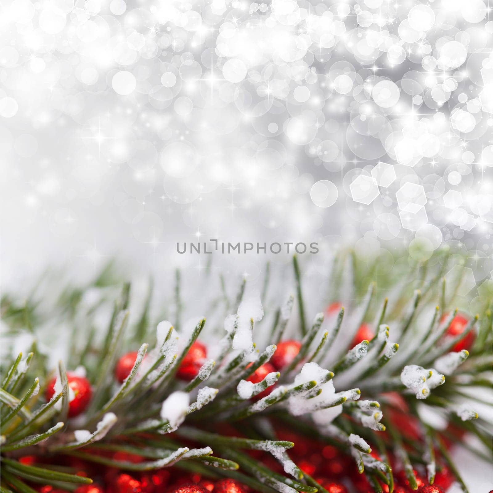 Abstract Christmas background with stars and  snowflakes