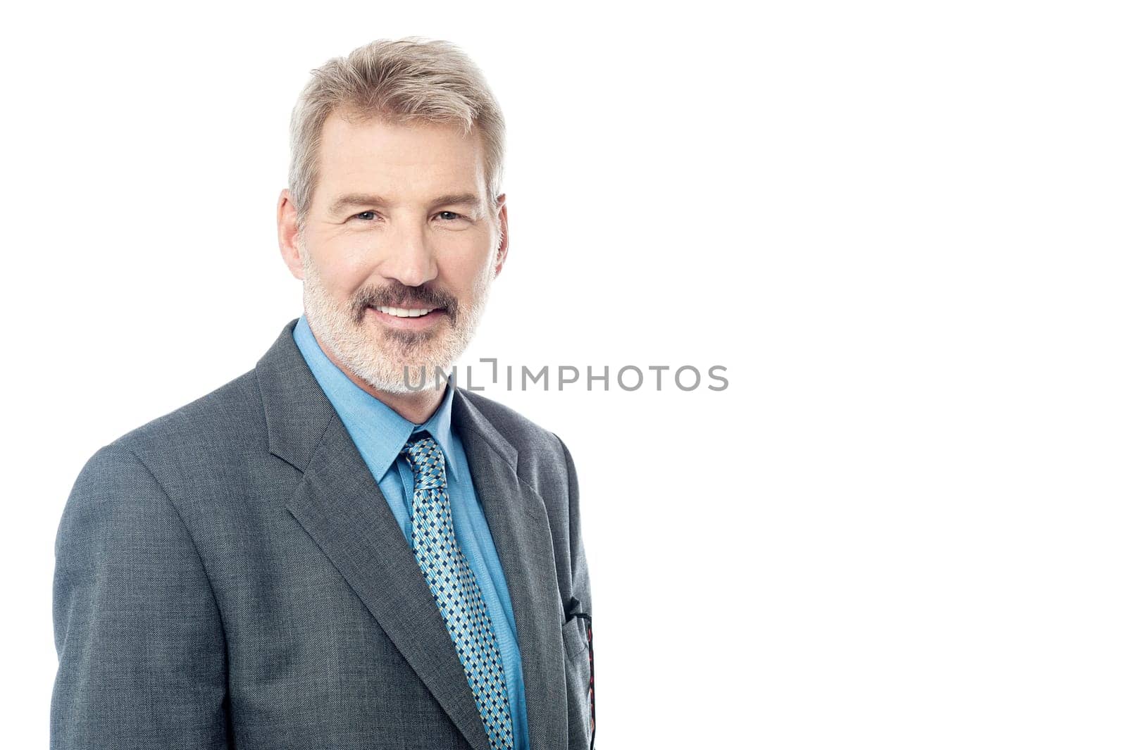 Image of a confident smiling businessman