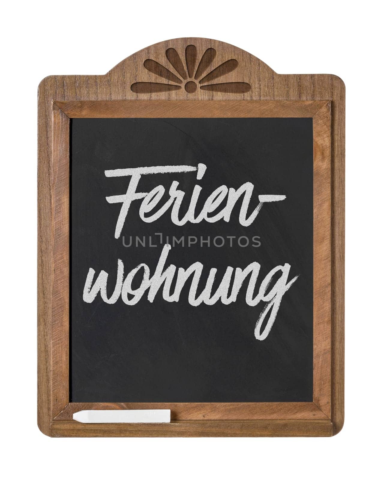 Chalkboard with the inscription Apartment