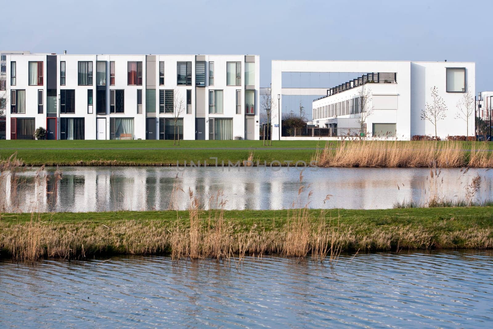 New neighborhood in Rotterdam Nesselande in the Netherlands...