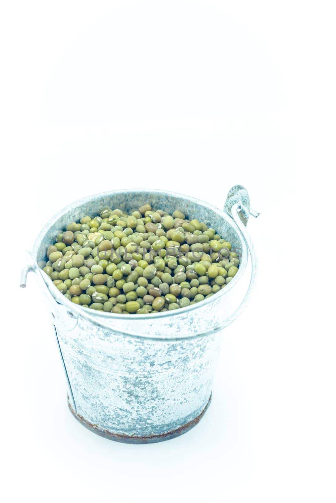 Group of green nut isolated on white background, stock photo