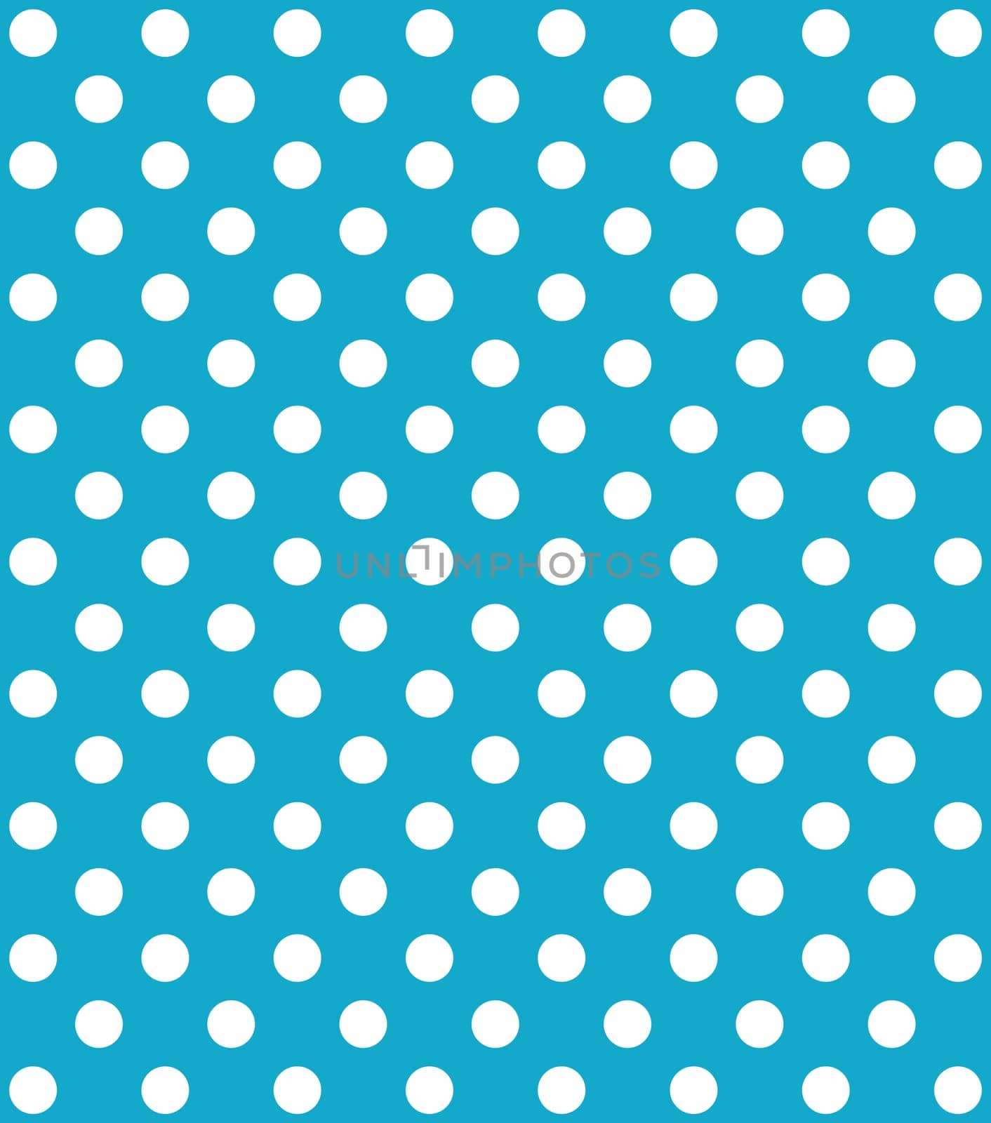 Dot pattern turquoise white
