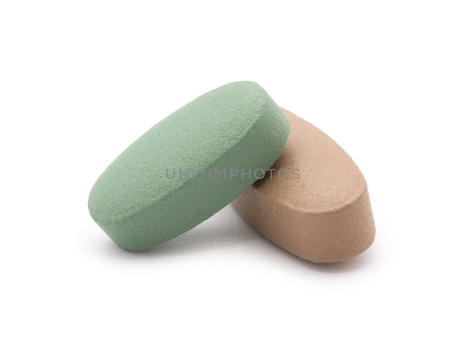 pills isolated on white background
