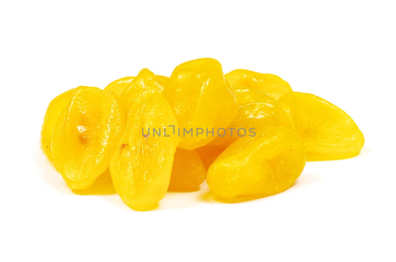 dried fruit isolated on a white background