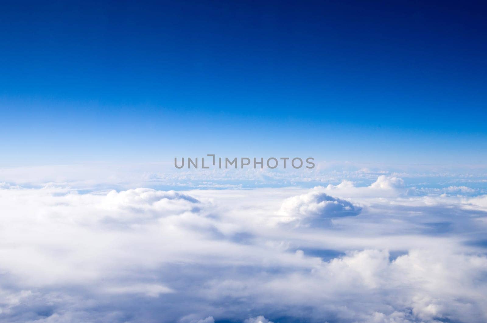 Aerial sky and clouds background