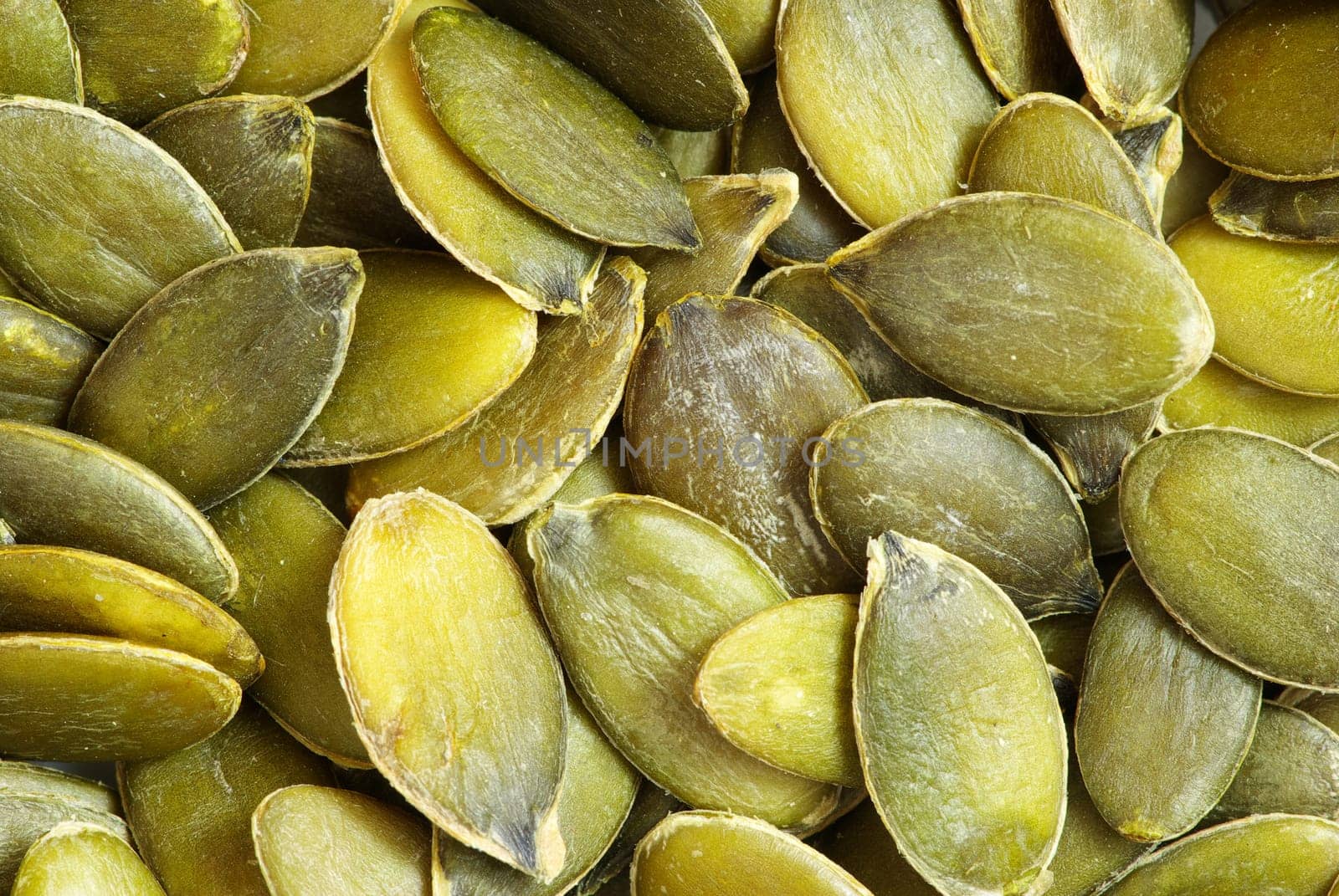 Close up of the pumpkin seeds
