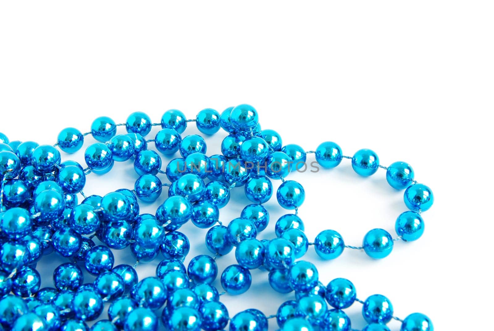 garland isolated on white for your text