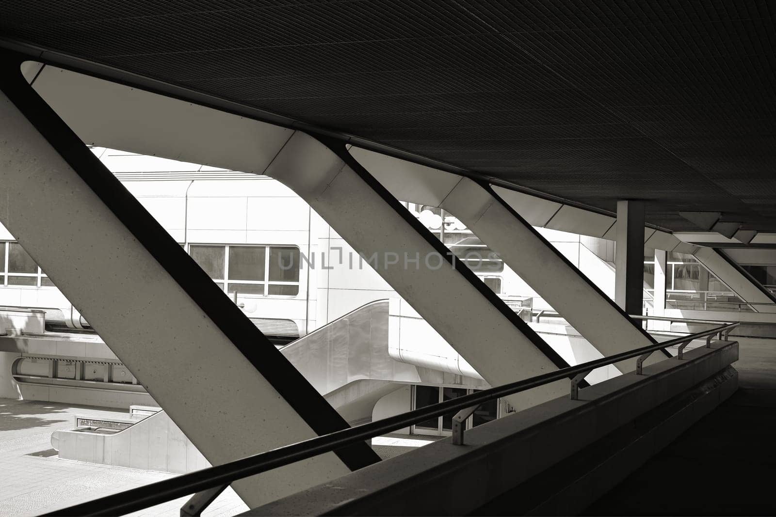 Bridge over the Messedamm at the ICC in Berlin