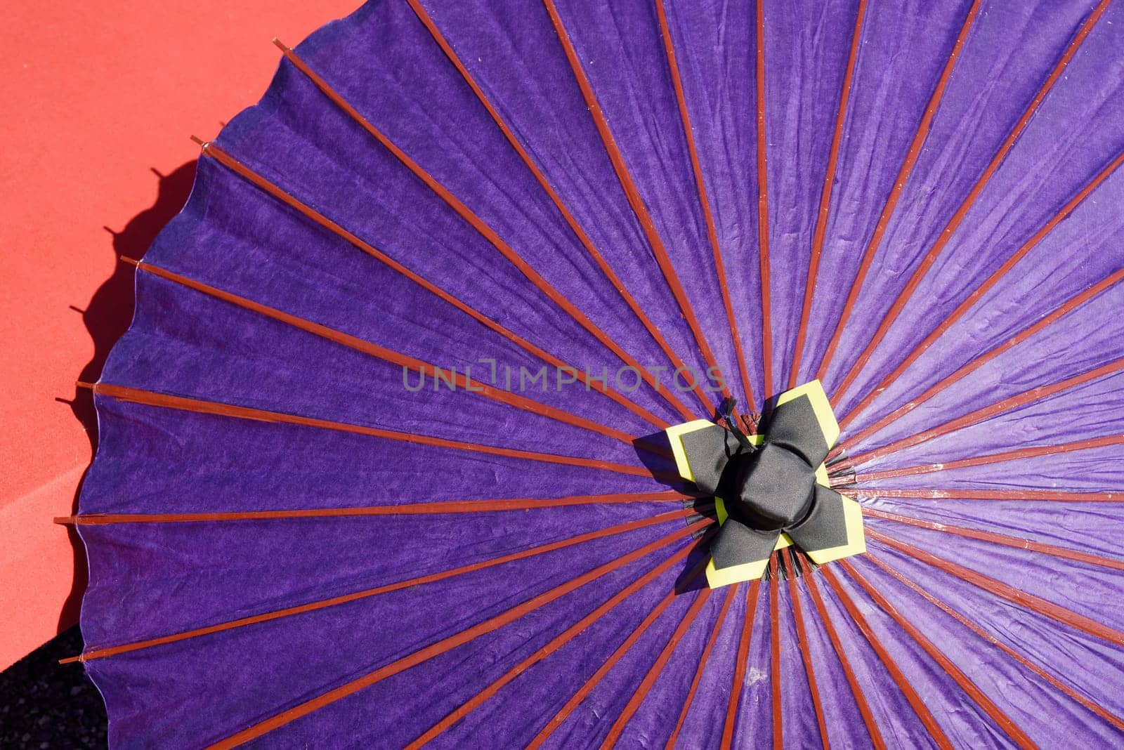Japanese traditional purple umbrella