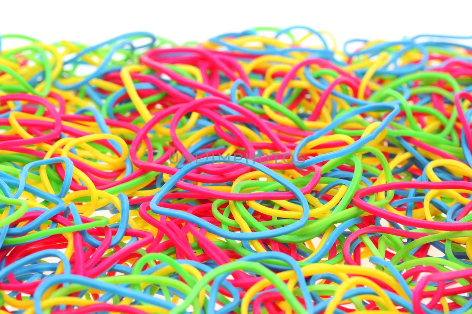 Colorful rubber bands