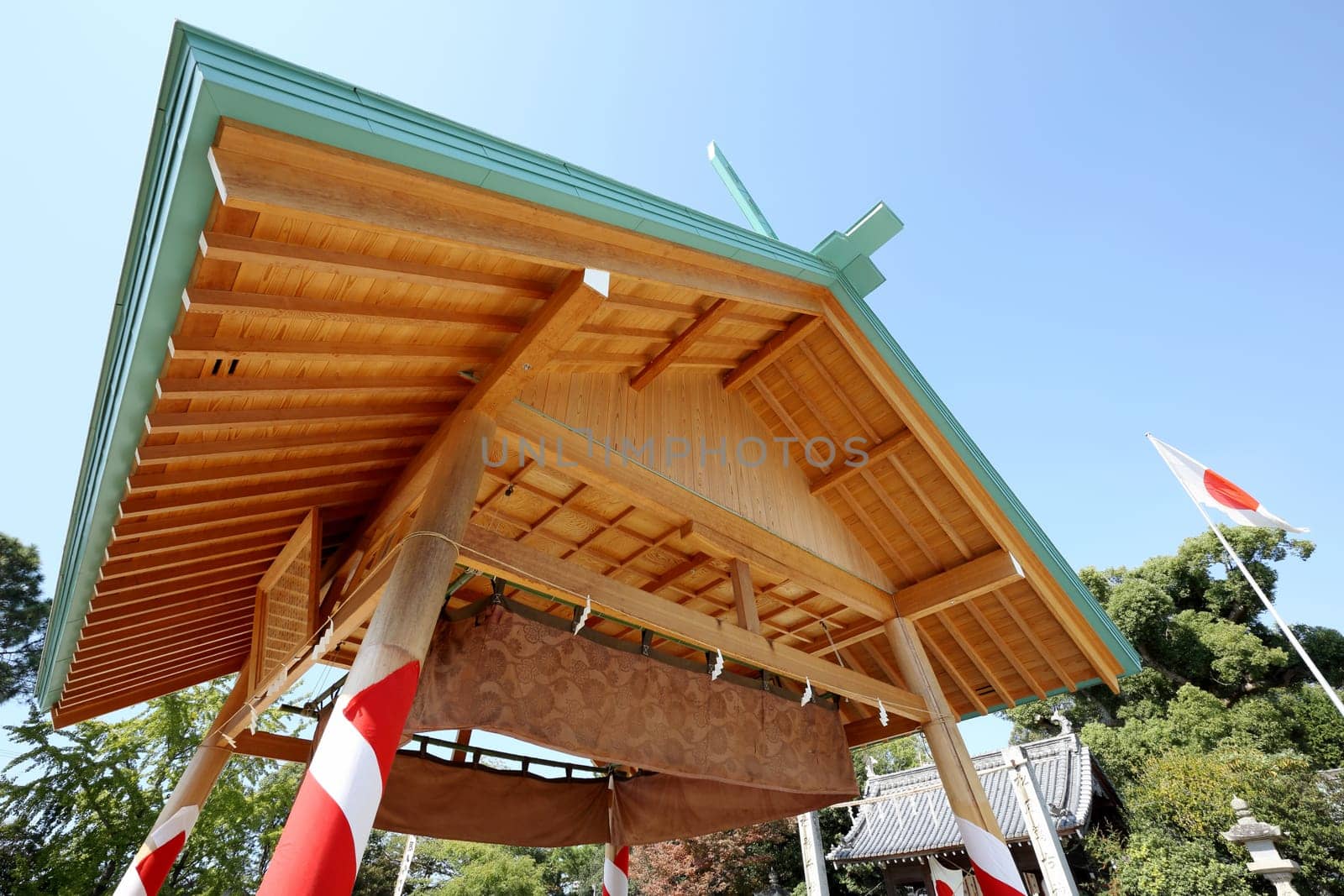Japanese sumo wrestling house, Kagawa Japan