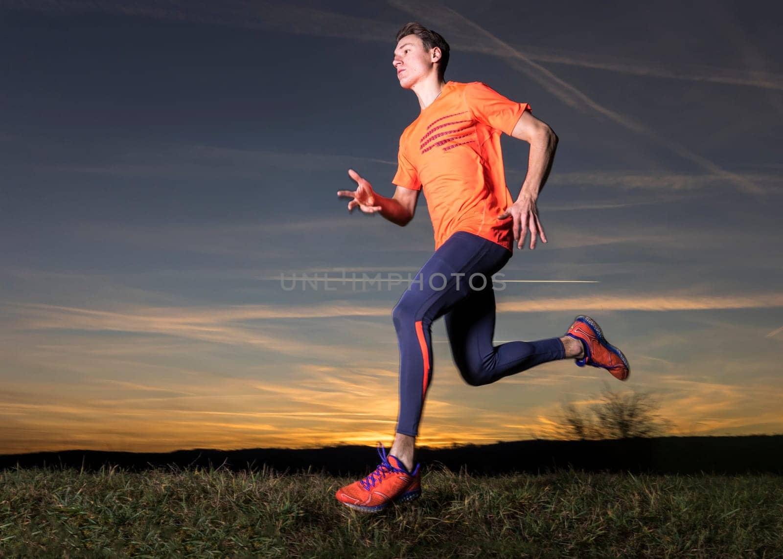 Man,21 years jogging
