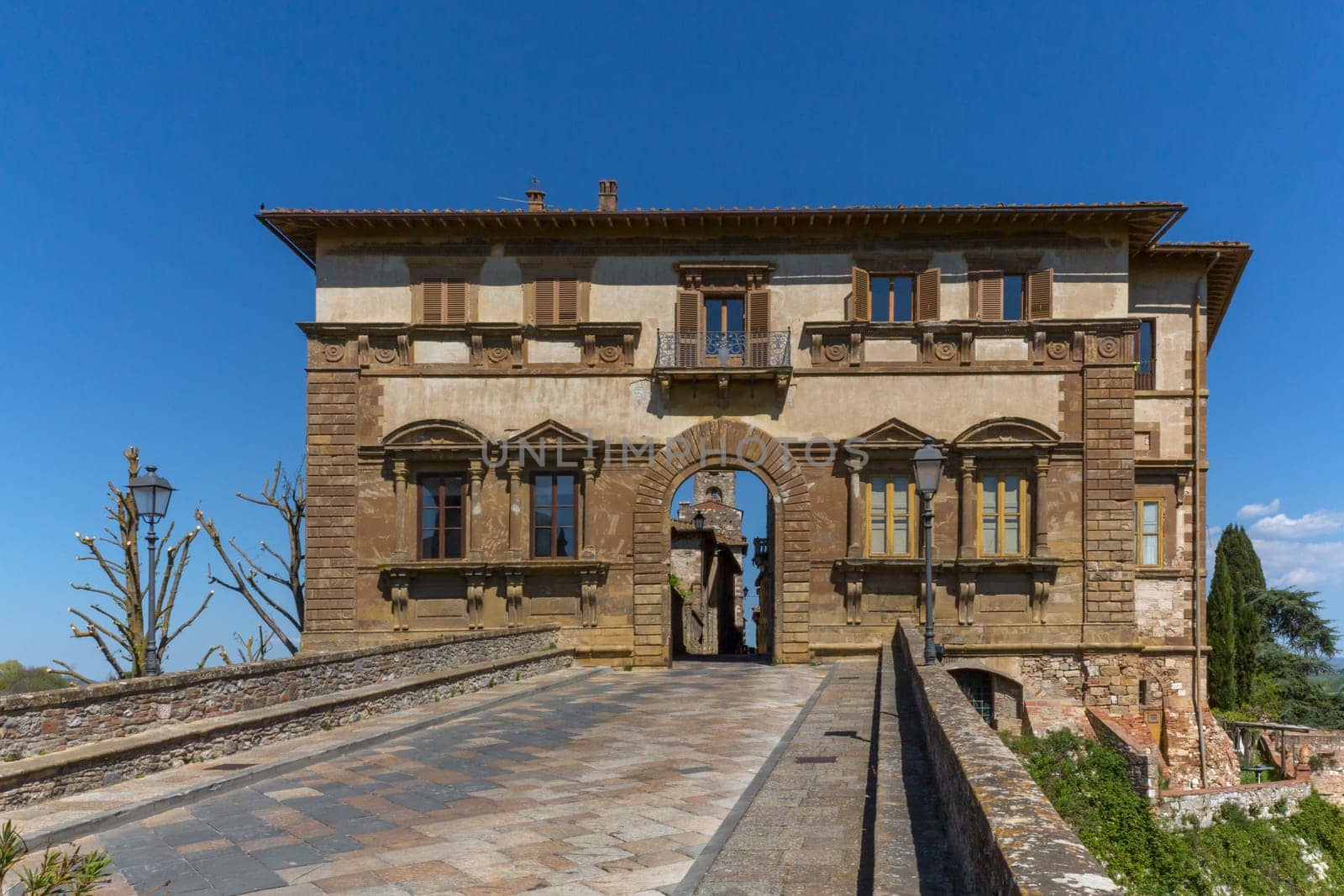 the gate of Colle de Val d'Elsa in Tuscany