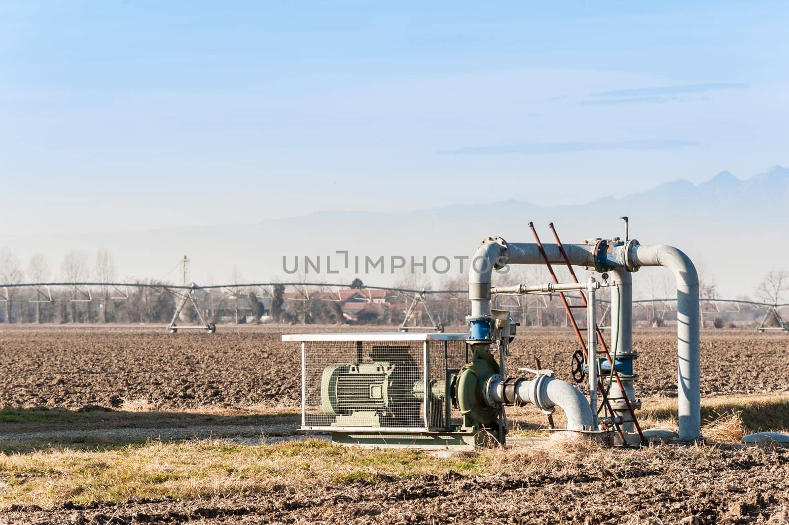 System for pumping irrigation water for agriculture