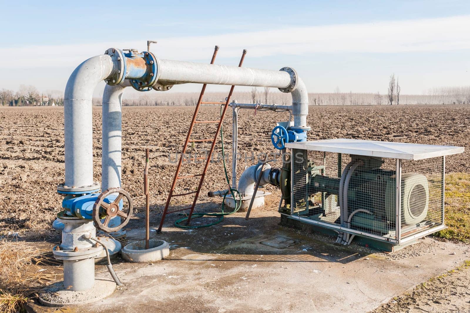 System for pumping irrigation water for agriculture