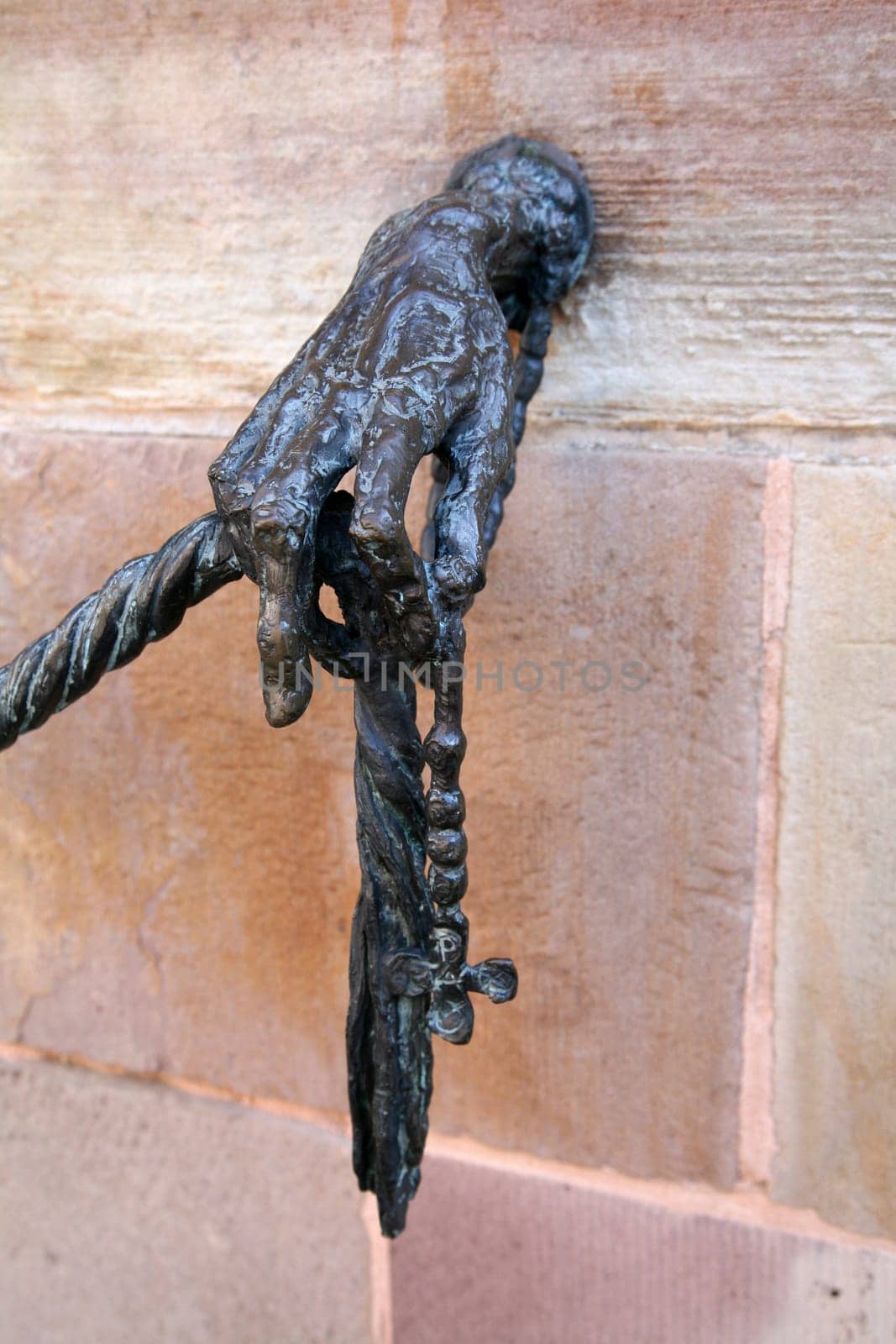 Detail Hand Basilica of St. Johann Saarbrücken