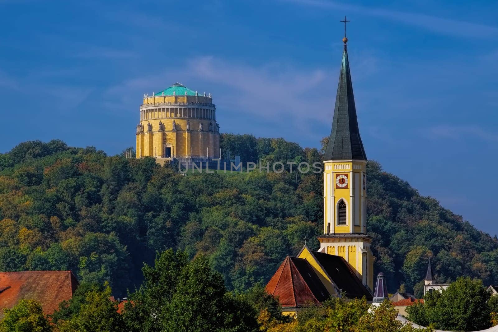 Kelheim,the Liberation Hall - Kelheim in Germany,Hall of Liberation