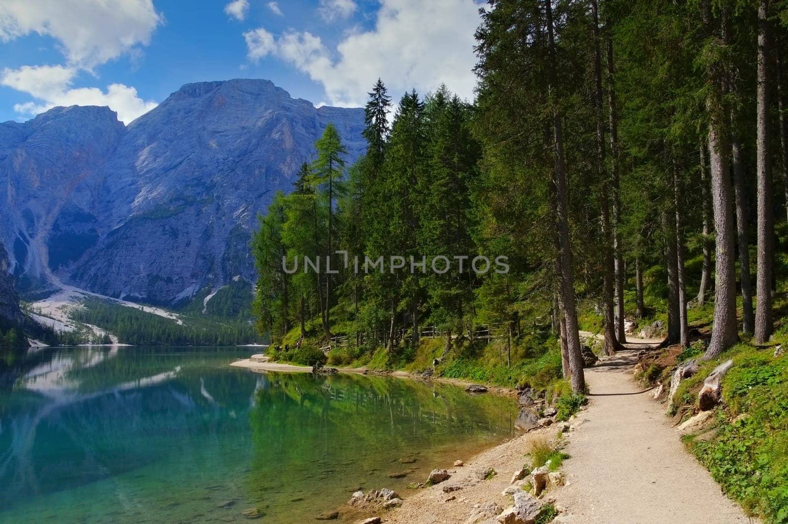 Prague Wild Lake in the Dolomites - Lake Pragues in italian Alps