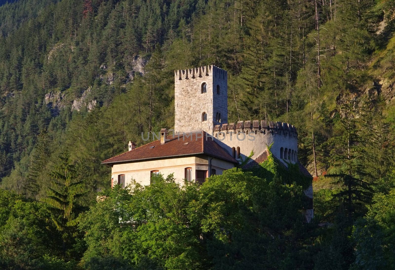 Welfenstein Castle in the Dolomites - Welfenstein castle in italian Dolomites