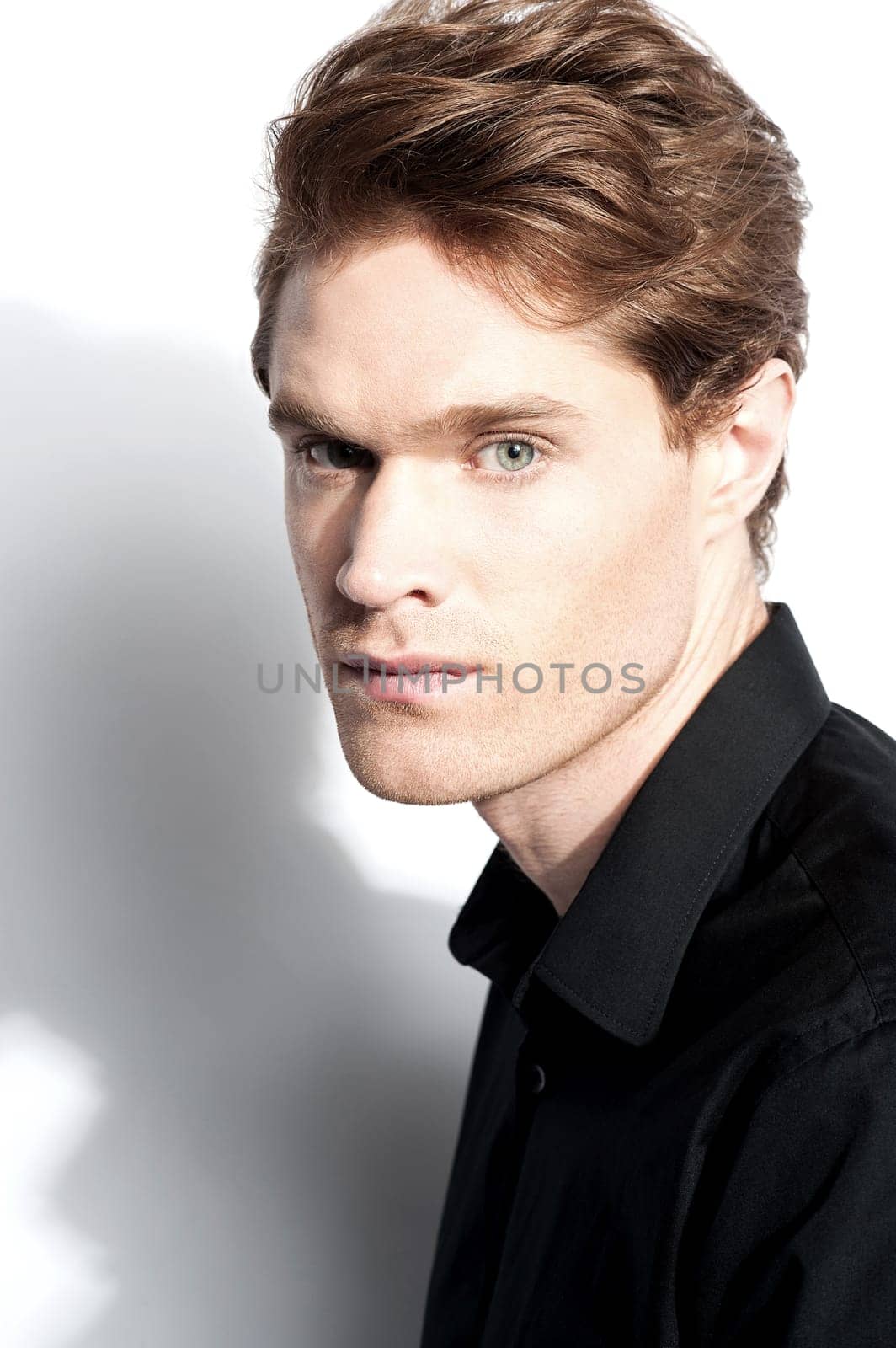 Picture of a young man posing to the camera
