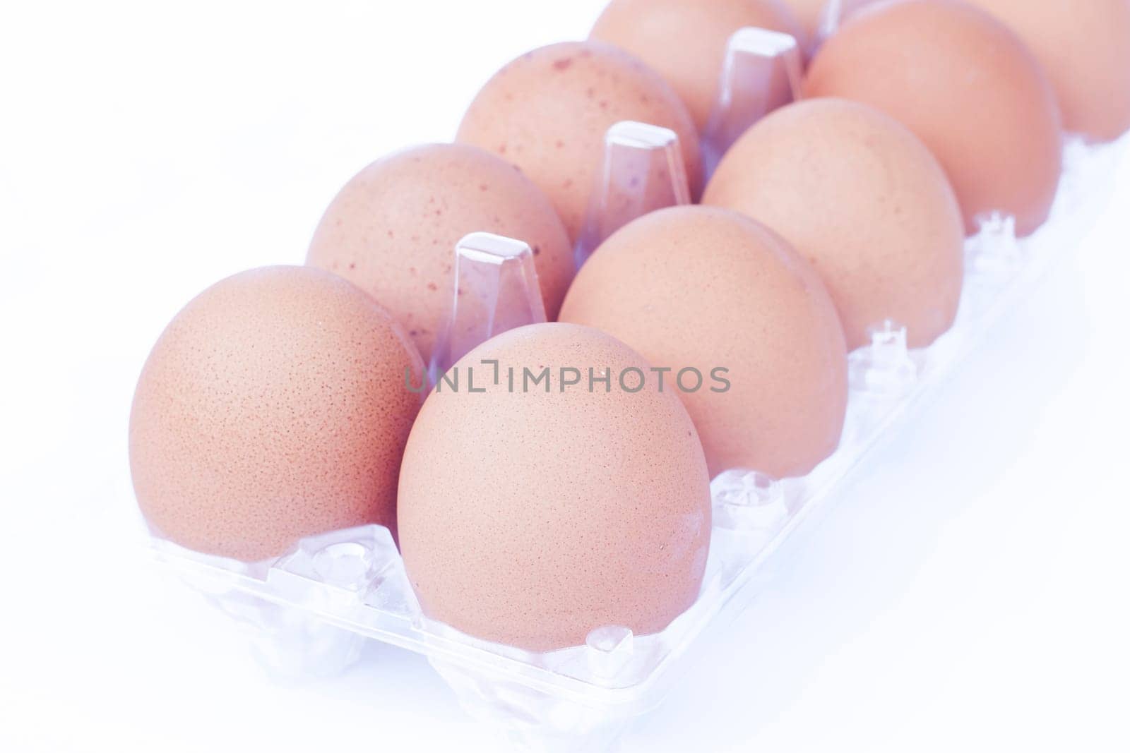 Eggs isolated on white background, stock photo
