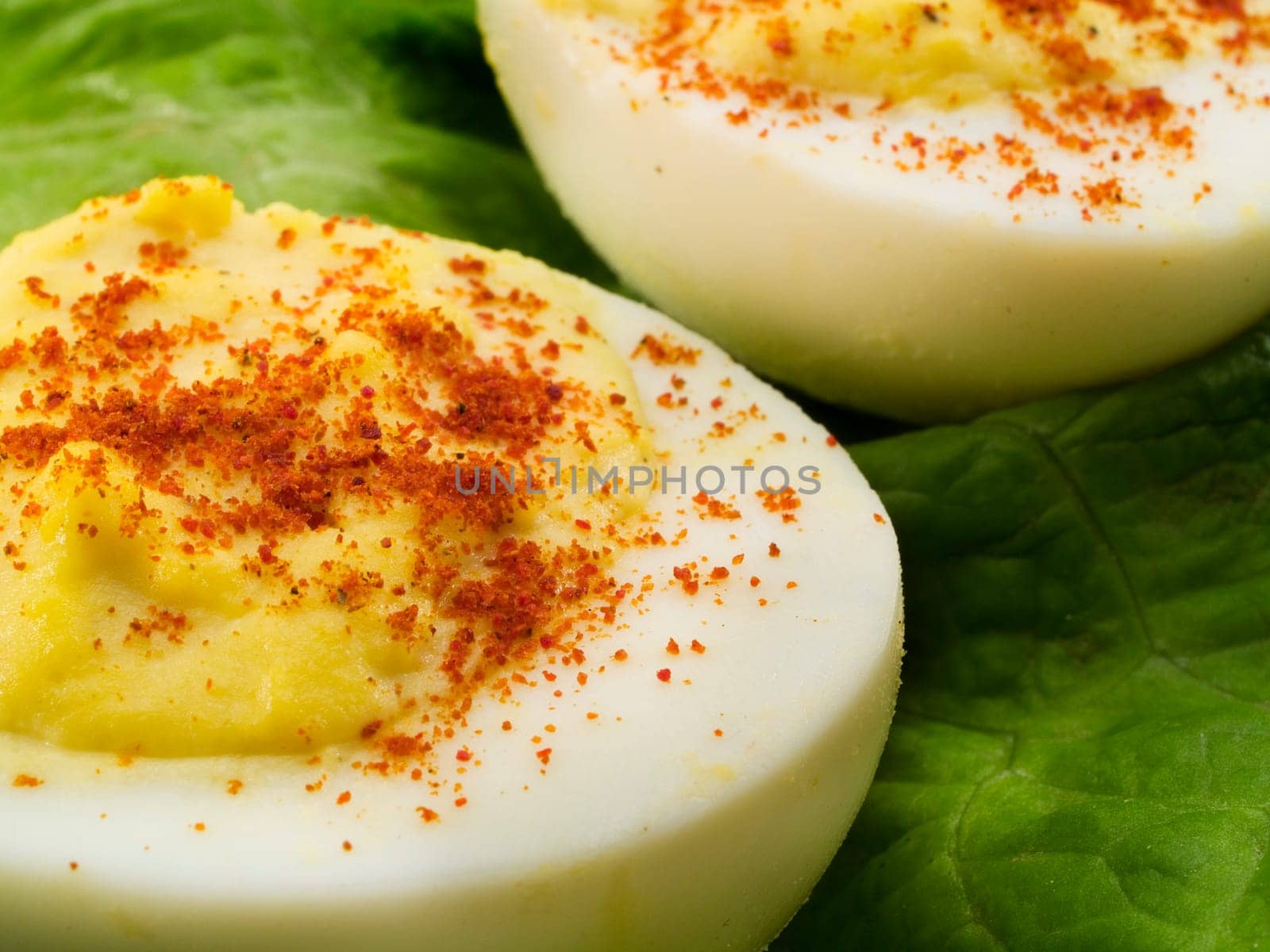 Filled eggs