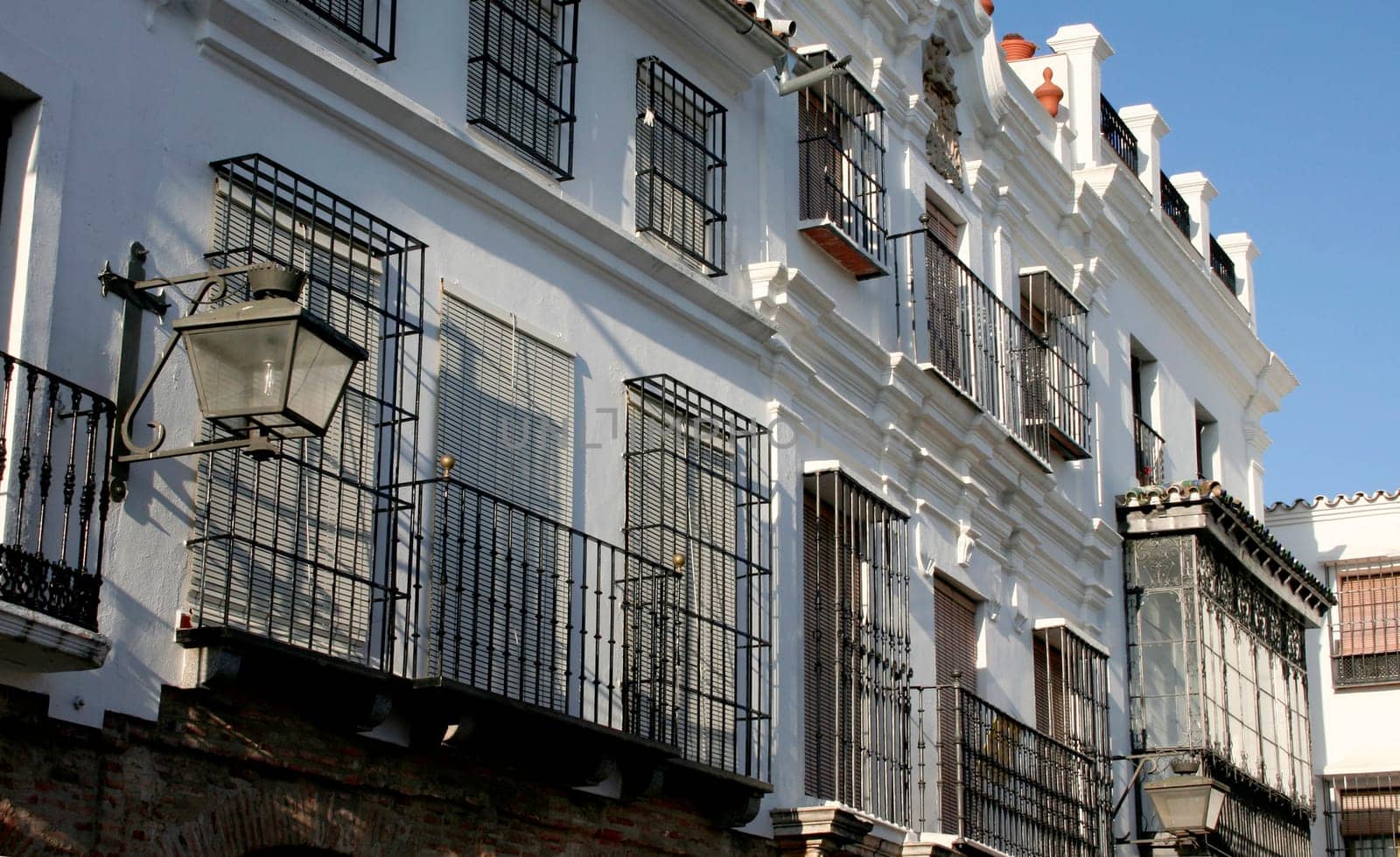 Plaza Chica balcony, Small square of Zafra, Badajoz, Spain